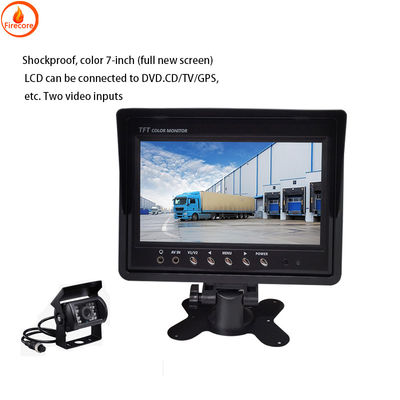 Display de la cámara del coche 12V 1080P Monitoreo de la cámara del camión 7 pulgadas AHD de alta definición