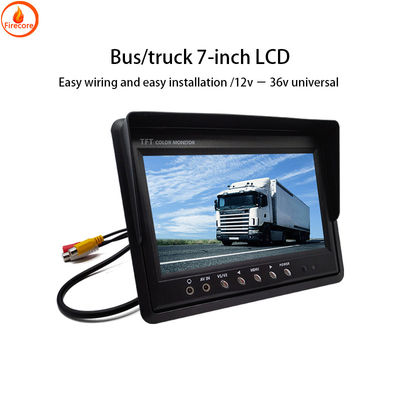 Display de la cámara del coche 12V 1080P Monitoreo de la cámara del camión 7 pulgadas AHD de alta definición
