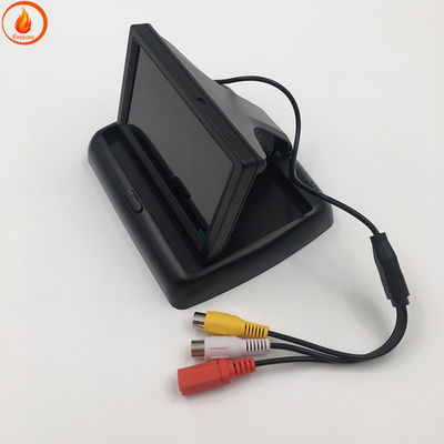 Video de coche Apoyo para la cabeza pantalla de TV de 4,3 pulgadas plegable de alta definición