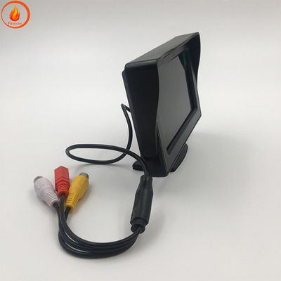 Apoyo para la cabeza cámara de vista trasera monitor de 4,3 pulgadas cámara trasera de automóvil con pantalla de visualización