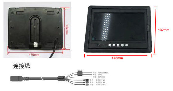 Monitor portátil de Wifi para automóviles de escritorio ligero Monitor de ordenador para automóviles