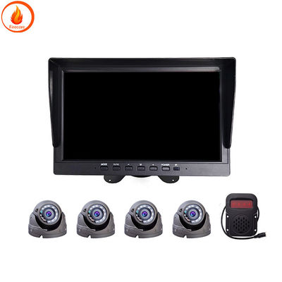 Cámaras de vigilancia de camiones de 12 V Sistema de vigilancia de vídeo de vehículos AHD de 7 pulgadas
