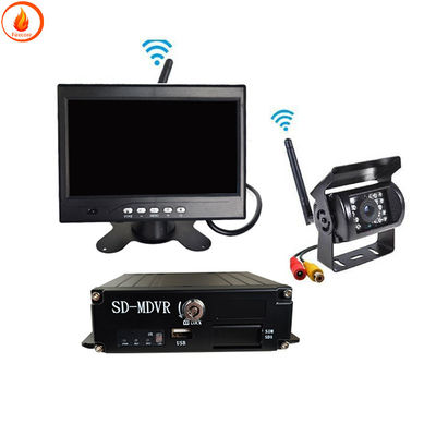 Vehículo 24V 4G WIFI cámara de vigilancia de visión nocturna 7 pulgadas pantalla