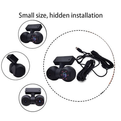 Diseño patentado HP 1080P Mini Dash Cam Dual cámara oculta para el coche Fisheye