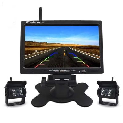 HD Combo 7 pulgadas de pantalla recargable Batería de respaldo inalámbrico de imágenes cámara inversa