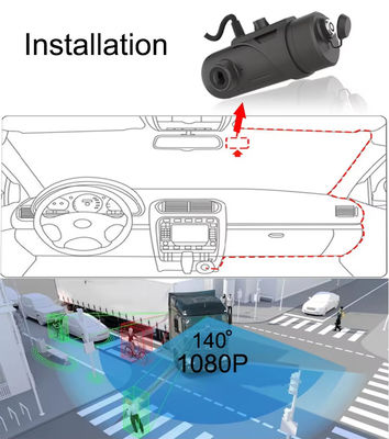 2MP 4G WIFI Remote Monitor Mini Dual Dashboard Camera DVR para motocicleta con GPS ADAS DMS BSD