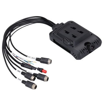 4CH CCTV AI GPS Dash Cam Sistema de cámara DVR móvil para autobuses y taxis 512G Tarjeta TF ADAS DSM 4G GPS