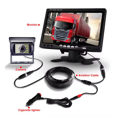 Universal 12V Dash Cam Maxi Truck cámara de respaldo con incorporado en 18 IR LED para la asistencia nocturna